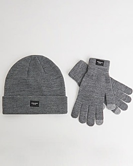 Jack & Jones Beanie & Glove Knit Giftbox