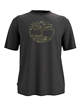 Timberland Kennebec River Tree Logo Black T-Shirt - Black