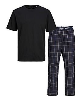 Jack & Jones T-Shirt And Woven Pants PJ Set