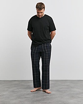 Jack & Jones T-Shirt And Woven Pants PJ Set