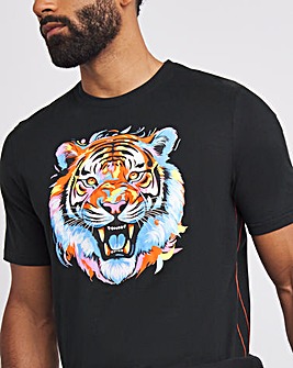 Joe Browns Paint Drip Tiger Graphic T-Shirt