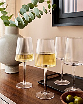 Gray & Osbourn Set of 4 Wine Glasses