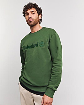 Timberland Embroidery Tonal Crew Neck Sweatshirt