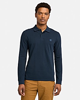 Timberland Long Sleeve Millers River Pique Polo