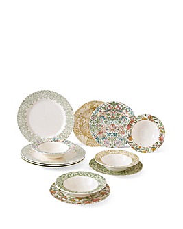 Spode By Morris & Co. 12 Piece Dinner Set