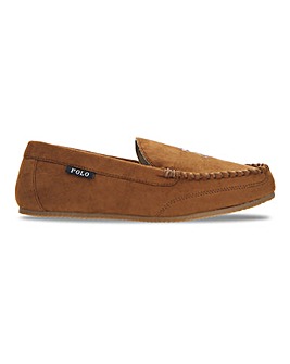 mens wide fit moccasin slippers