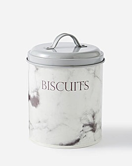 Marble Biscuit Tin