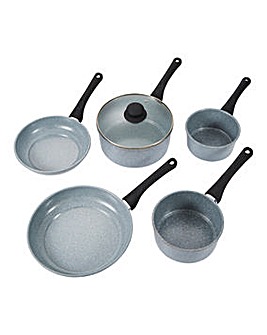 Durastone Essential Grey 5 Piece Pan Set
