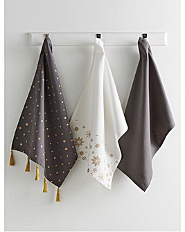 Gold Star Tea Towel Set