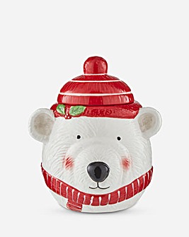 Polar Bear Biscuit Jar