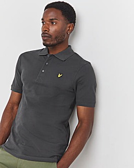 Lyle & Scott Gunmetal Classic Short Sleeve Polo