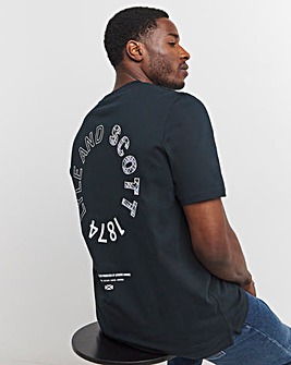 Lyle & Scott Navy Back Graphic T-Shirt