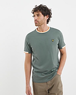 Lyle & Scott Short Sleev Half Tipped T-Shirt - Green