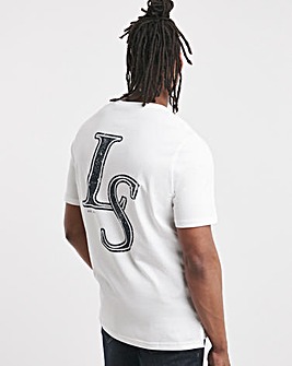 Lyle & Scott Short Sleeve Back Graphic T-Shirt - White