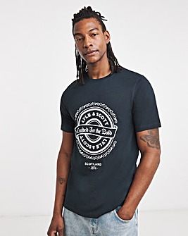 Lyle & Scott Short Sleeve Graphic T-Shirt - Navy