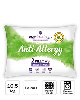 Slumberdown Anti Allergy Pillow Pair