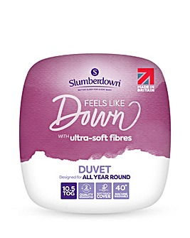 Slumberdown Feels Like Down 10.5 Tog Duvet