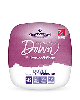 Slumberdown Feels Like Down 13.5 Tog Duvet