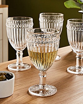 Julipa Set of 4 Wine Glasses