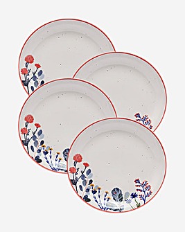 Joules Country Cottage Set of 4 Dinner Plates