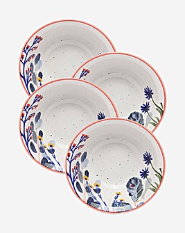 Joules Country Cottage Set of 4 Cereal Bowls