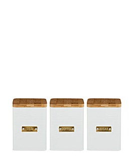 Typhoon Otto Square Set of 3 Canisters