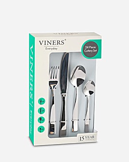 Viners Everyday Purity 24 Piece Cutlery Set