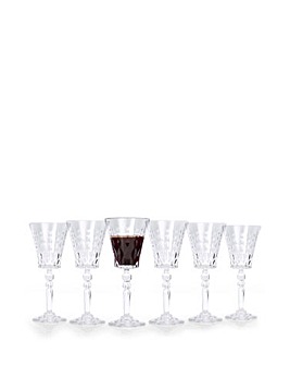 RCR Marylin Set of 6 Wine Glasses