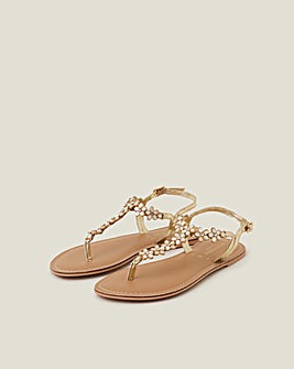 Accessorize Flower Embellished Sandals