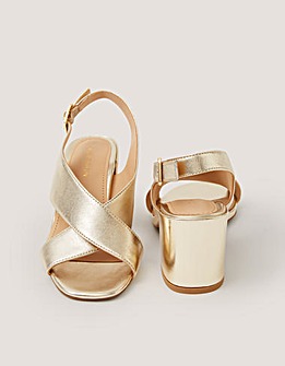 Monsoon Cally Leather Block Heels