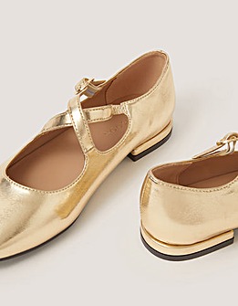 Monsoon Dana Metallic Ballet Flats