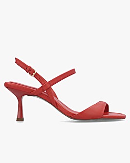 Radley Meadow Road Flame Leather Heeled Sandals Standard Fit