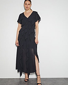 Monsoon Renata Ruffle Maxi Dress