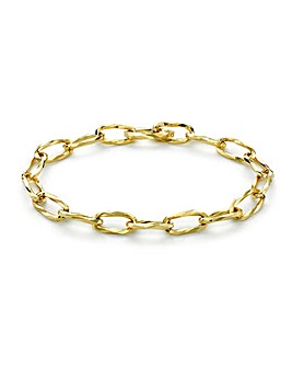 9ct Gold Diamond Cut Bracelet