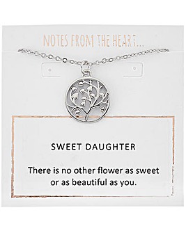 Notes from the Heart Sweet Daughter Pendant