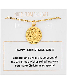 Notes from the Heart Happy Christmas Mum Pendant