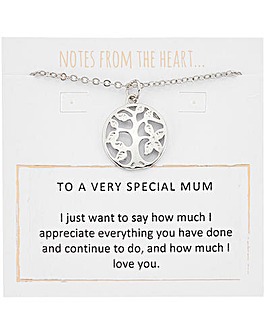 Notes from the Heart To a Very Special Mum Pendant