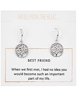 Notes from the Heart Best Friend Earrings