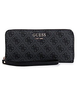Guess Vikky SLG Large Repeat Logo Zip Around Wallet