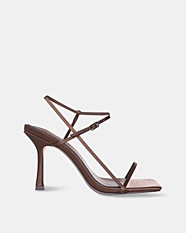 Public Desire Pheobe Barley There Sandals Wide E Fit