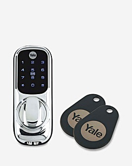 YALE Keyless Connected No Module Chrome & Smart Lock Key Tag Twin Pack Bundle