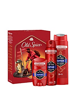 Old Spice 3-Piece Traveller Captain Grooming Set