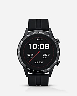 Sekonda Black Strap Smart Watch