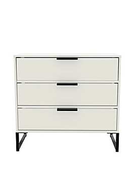 Maddox Fully Assembled 3 Drawer Unit