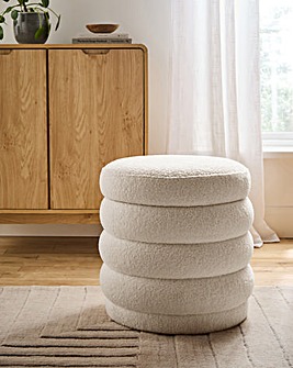 Esme Round Teddy Storage Ottoman