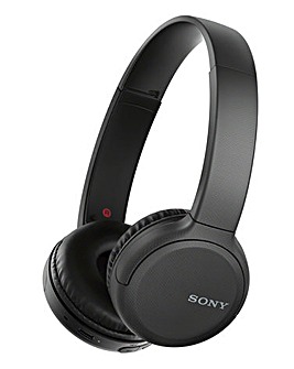 Sony WHCH510 Wireless Overhead Bluetooth Headphones - Black