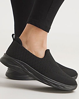 Cushion Walk Arch Support Slip On Trainers E Fit