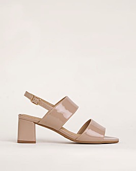 Cushion Walk Block Heeled Sandals EEE Fit