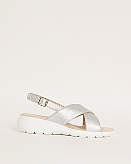 Cushion Walk Crossover Sandals E Fit