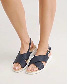 Cushion Walk Crossover Sandals EEE Fit